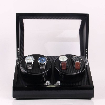 Custom Premium Auto Four Watch Winder High Quality Men Wooden Watch Case