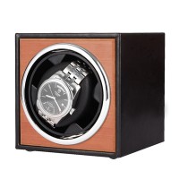 Fashion Single Watches Winder Box Custom Direct Selling Black Pu Watch Roll Leather Case