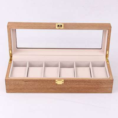 High Quality New Design 10 Slots Watch Box Willow Color Watch Packaging Box