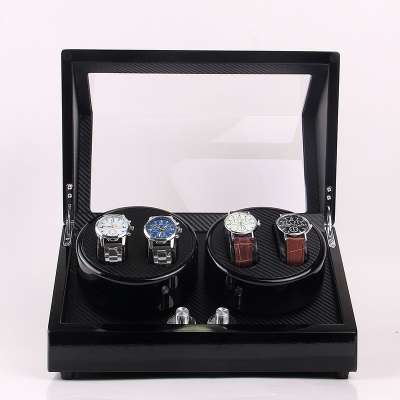 Custom premium auto four watch winder high quality men wooden watch case