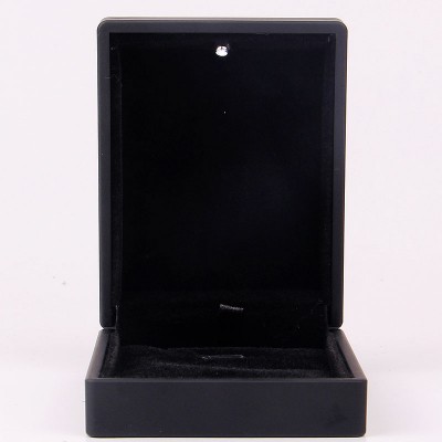 New Product Luxury Brand LED Jewelry Case Sample Black Jewelry Packaging