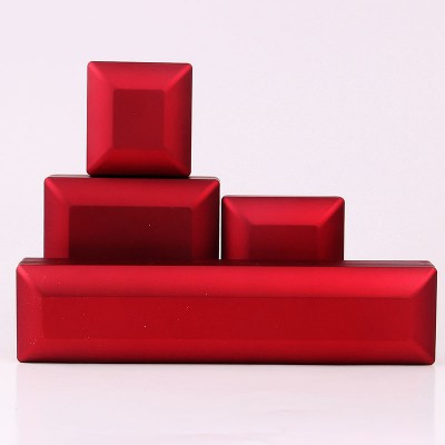 China Manufacturer Leather Jewelry Boxes Solid Color With LED