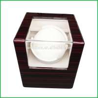 Wooden watch winder high quality luxury custom design high gloss piano finishes veneer lacquer MDF watch winder