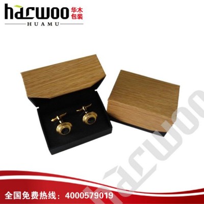 Luxury cufflink wooden box from China